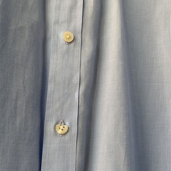 J Crew size L light blue 80’s 2-ply Cotton business casual button down shirt - Picture 5 of 5
